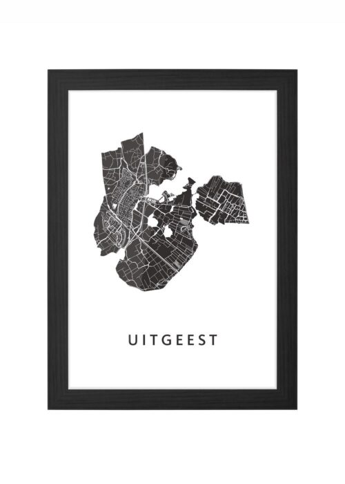 Uitgeest Ingelijst in Zwart lijst Kopen | Kunst in Kaart