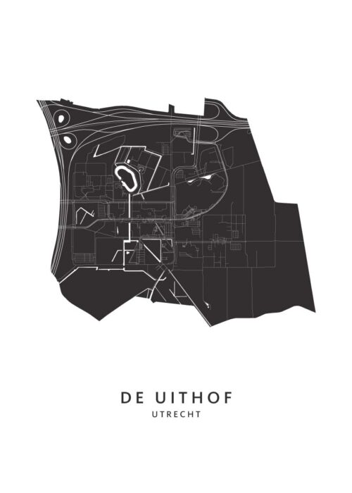 De Uithof wijkkaart - Utrecht