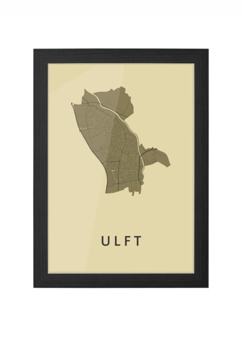 Ulft GoldenRod Ingelijst in Zwart lijst Kopen | Kunst in Kaart