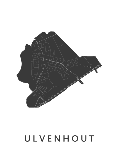 Ulvenhout Stadskaart