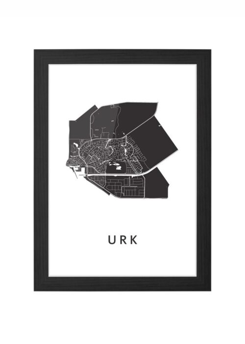Urk White Ingelijst in Zwart lijst Kopen | Kunst in Kaart