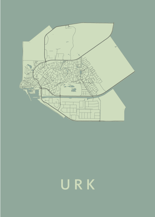 Urk Stadskaart - Olive