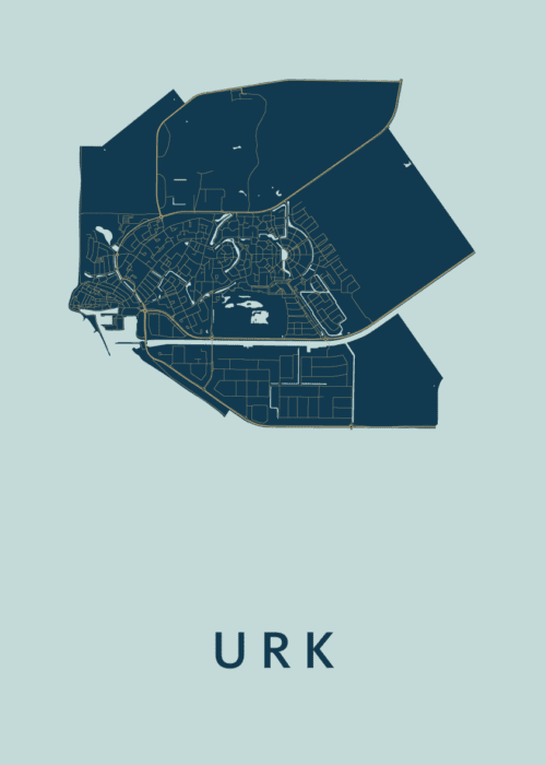 Urk Stadskaart - Prussian