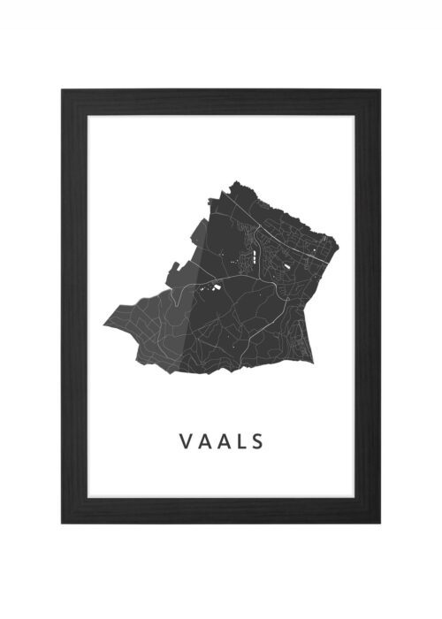 Vaals Ingelijst in Zwart lijst Kopen | Kunst in Kaart