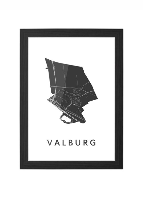 Valburg Ingelijst in Zwart lijst Kopen | Kunst in Kaart