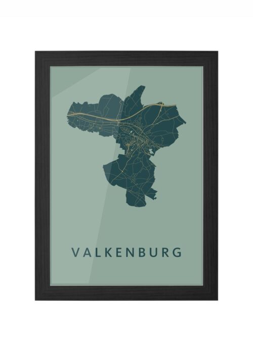 Valkenburg Amazon Ingelijst in Zwart lijst Kopen | Kunst in Kaart