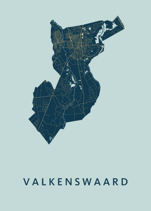 Valkenswaard Stadskaart - Prussian