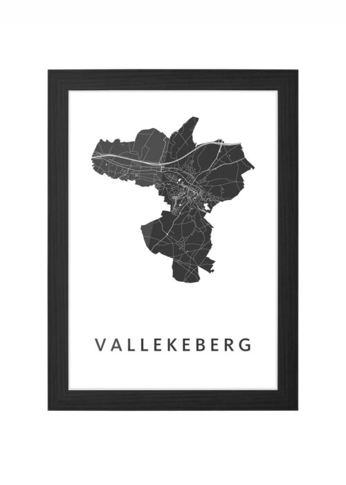 Vallekeberg Carnaval Ingelijst in Zwart lijst Kopen | Kunst in Kaart