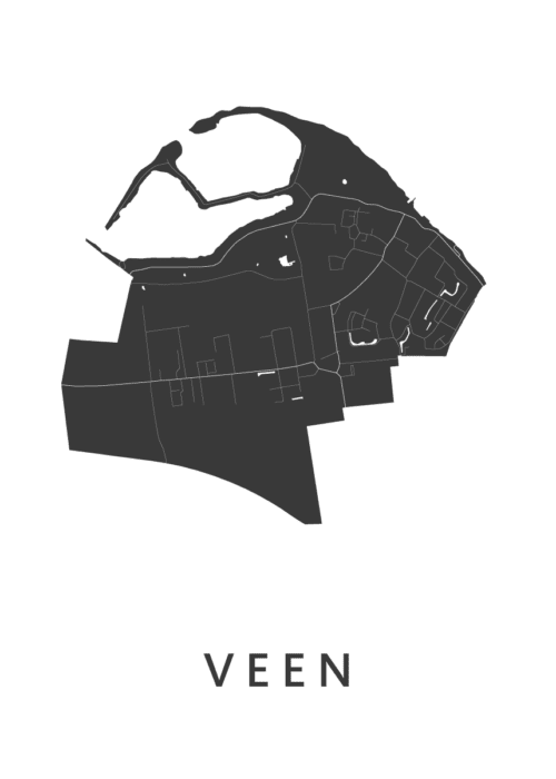 Veen Kaart Poster