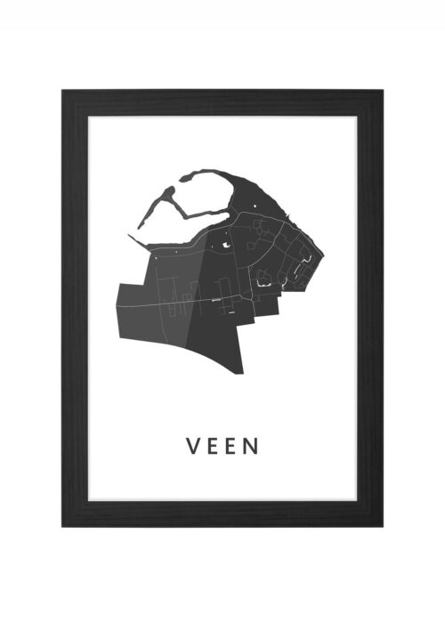 Veen Ingelijst in Zwart lijst Kopen | Kunst in Kaart
