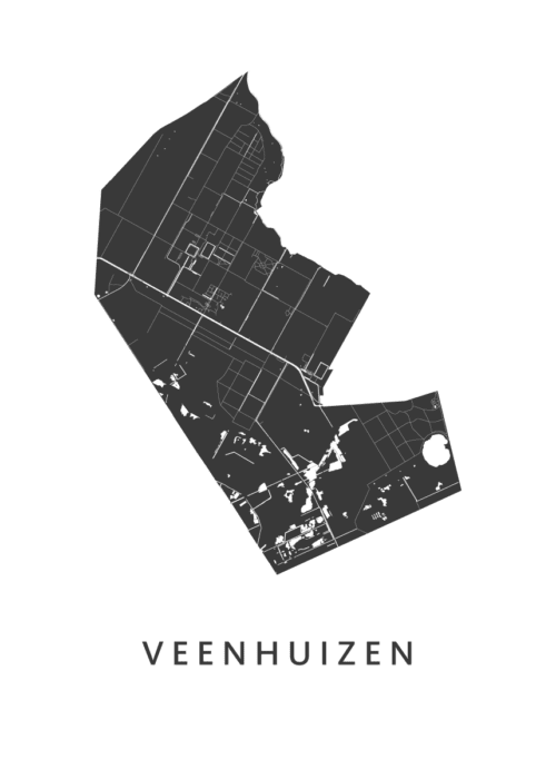 Veenhuizen Kaart Poster