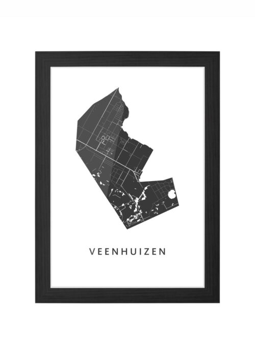 Veenhuizen Ingelijst in Zwart lijst Kopen | Kunst in Kaart