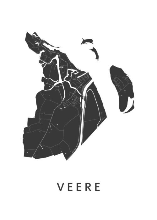 Veere Kaart Poster