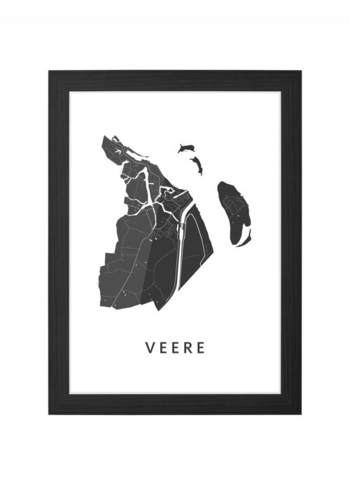 Veere Ingelijst in Zwart lijst Kopen | Kunst in Kaart