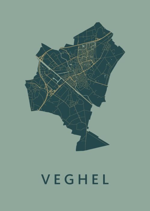 Veghel Amazon Stadskaart Poster Kopen