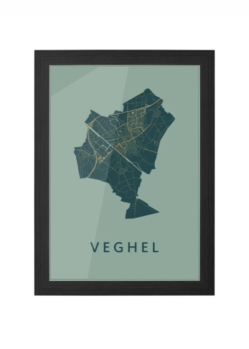 Veghel Amazon Ingelijst in Zwart lijst Kopen | Kunst in Kaart