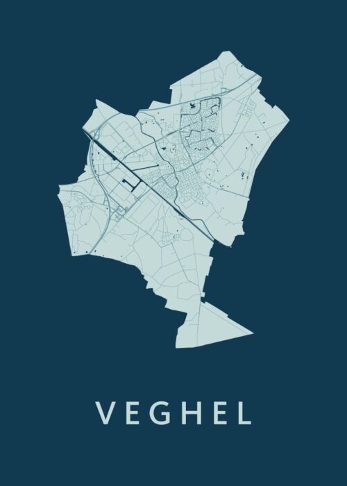 Veghel Feldgrau Stadskaart Poster Kopen