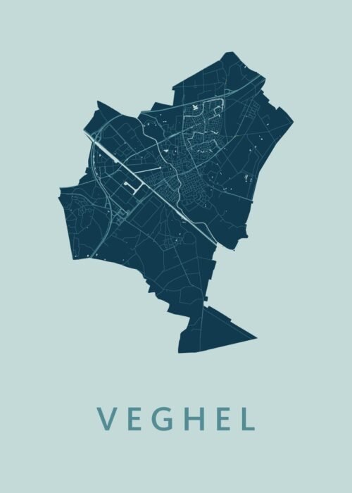 Veghel Mint Stadskaart Poster Kopen