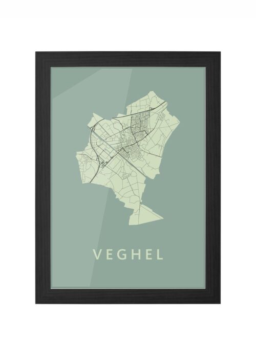 Veghel Olive Ingelijst in Zwart lijst Kopen | Kunst in Kaart