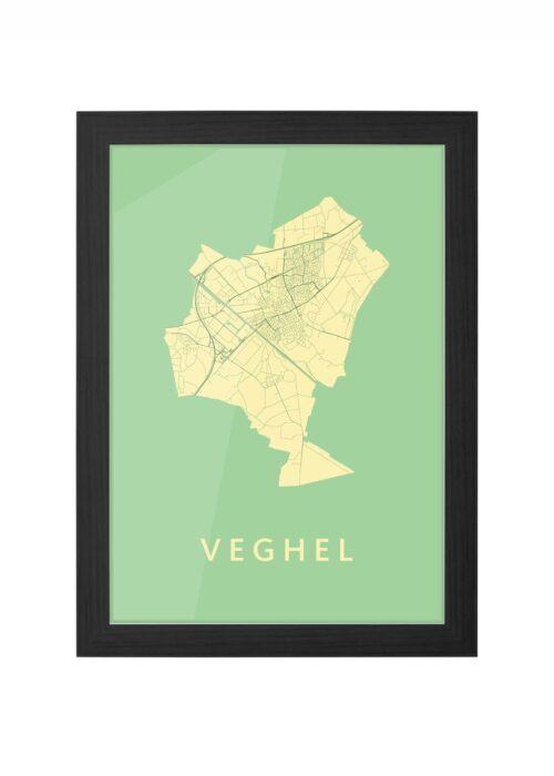 Veghel Spring Ingelijst in Zwart lijst Kopen | Kunst in Kaart
