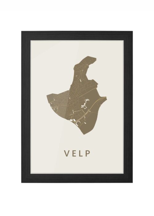 Velp Gold Ingelijst in Zwart lijst Kopen | Kunst in Kaart