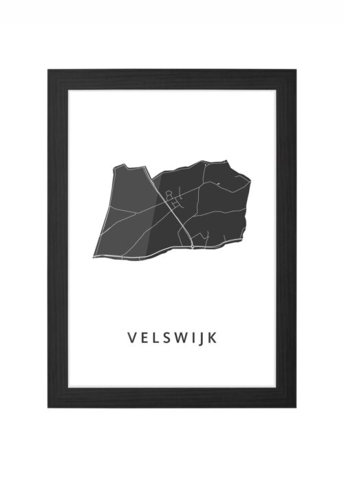 Velswijk Ingelijst in Zwart lijst Kopen | Kunst in Kaart