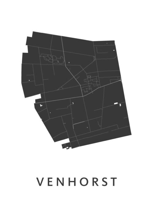 Venhorst Stadskaart Regiokaart Poster