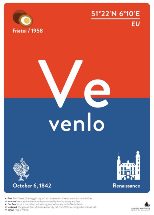 Venlo — Typografie Poster