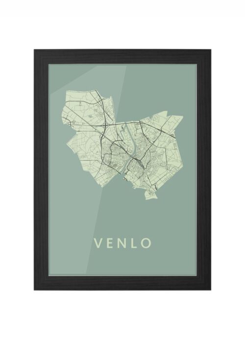 Venlo Olive Ingelijst in Zwart lijst Kopen | Kunst in Kaart