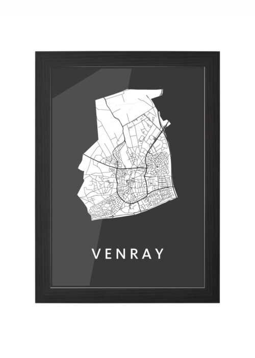 Venray Black Ingelijst in Zwart lijst Kopen | Kunst in Kaart
