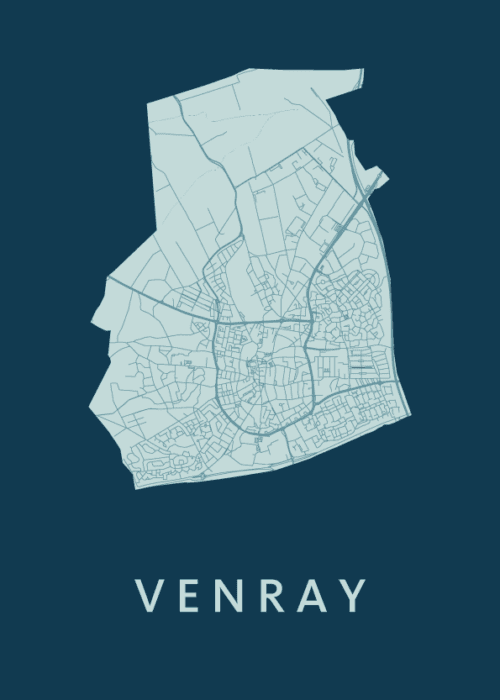 Venray Feldgrau Stadskaart Poster Kopen