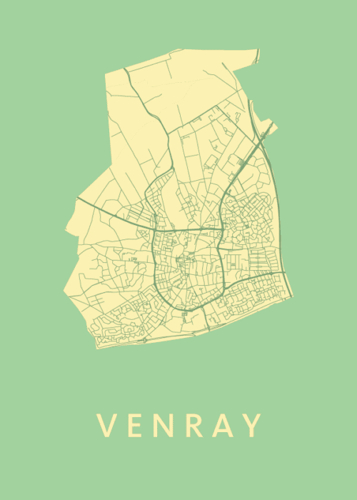 Venray Spring Stadskaart Poster Kopen