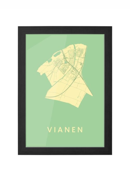 Vianen Spring Ingelijst in Zwart lijst Kopen | Kunst in Kaart