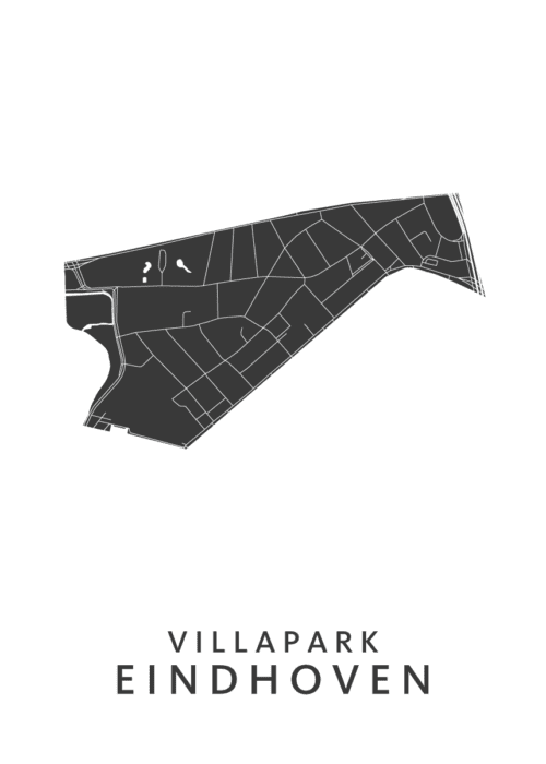 Villapark wijkkaart - Eindhoven poster