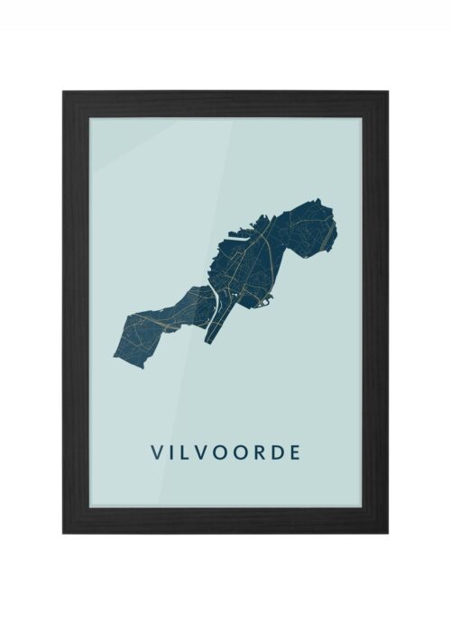 Vilvoorde Prussian Ingelijst in Zwart lijst Kopen | Kunst in Kaart