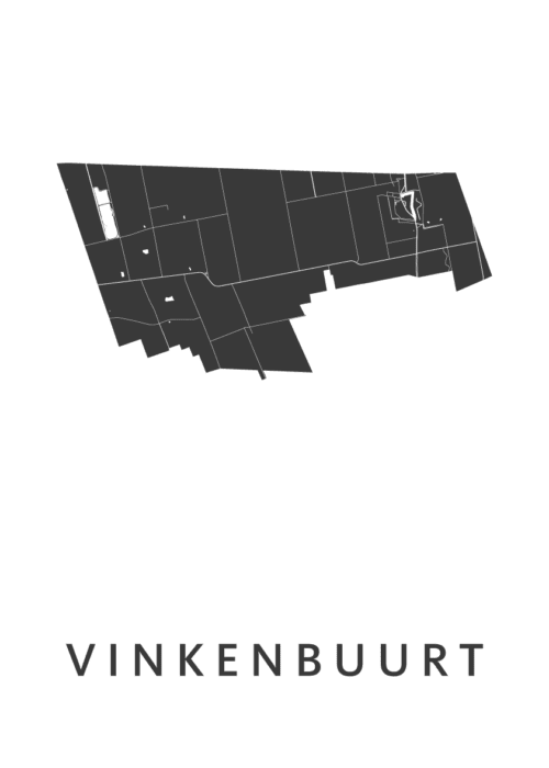 Vinkenbuurt White city Map