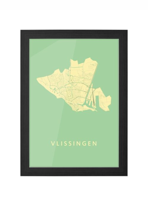 Vlissingen Spring Ingelijst in Zwart lijst Kopen | Kunst in Kaart