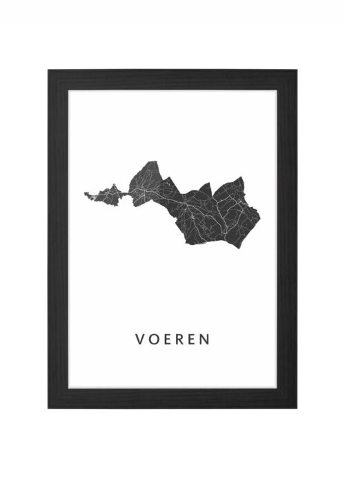 Voeren Ingelijst in Zwart lijst Kopen | Kunst in Kaart