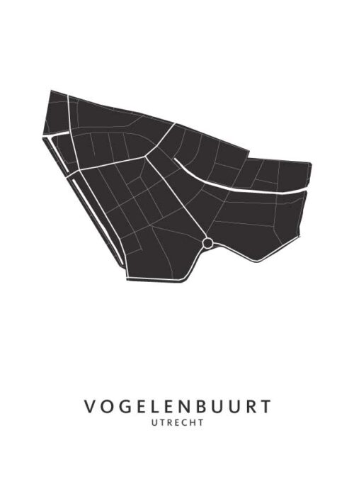 Vogelenbuurt wijkkaart - Utrecht