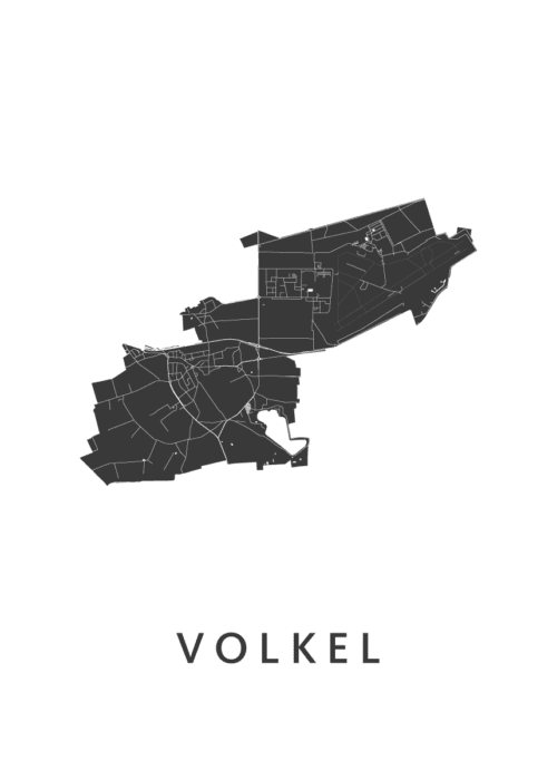 Volkel Stadskaart Poster Kopen