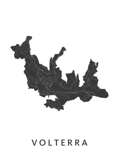 Volterra Kaart Poster