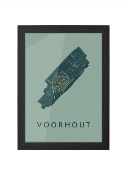 Voorhout Amazon Ingelijst in Zwart lijst Kopen | Kunst in Kaart