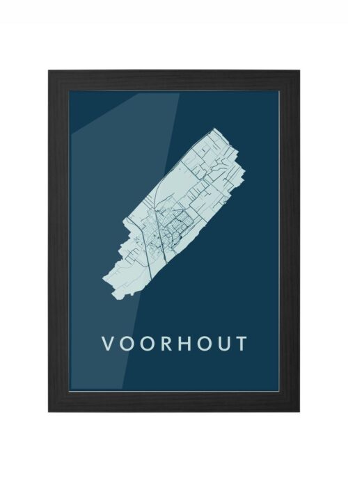 Voorhout Feldgrau Ingelijst in Zwart lijst Kopen | Kunst in Kaart