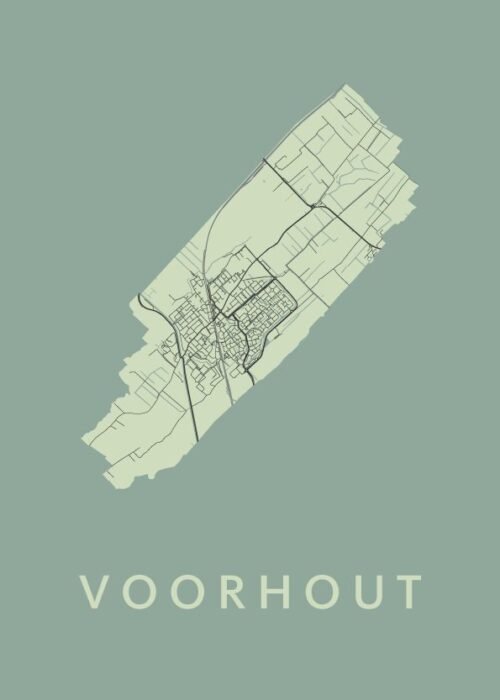 Voorhout Stadskaart - Olive