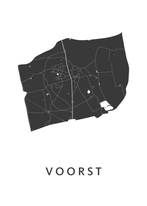 Voorst  Stadskaart Poster Kopen