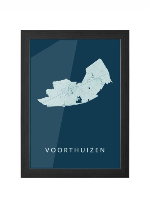 Voorthuizen Feldgrau Ingelijst in Zwart lijst Kopen | Kunst in Kaart
