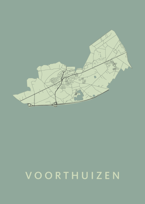 Voorthuizen Stadskaart - Olive