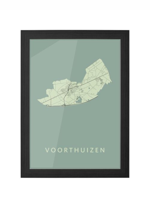 Voorthuizen Olive Ingelijst in Zwart lijst Kopen | Kunst in Kaart