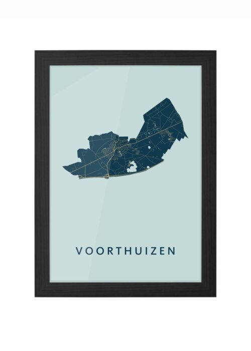 Voorthuizen Prussian Ingelijst in Zwart lijst Kopen | Kunst in Kaart