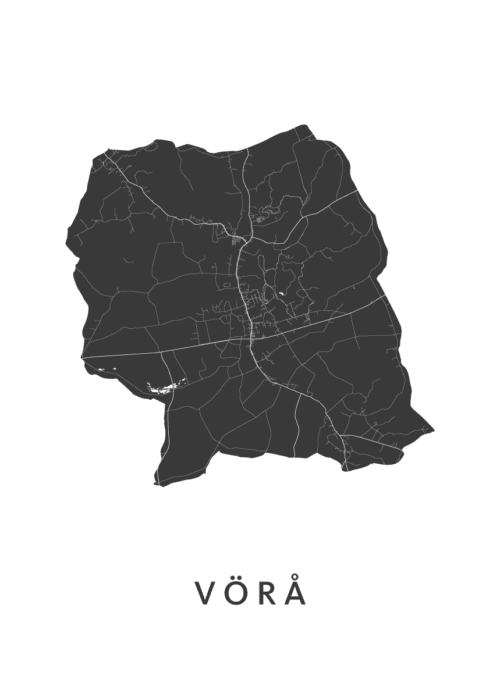 Vörå Kaart Poster